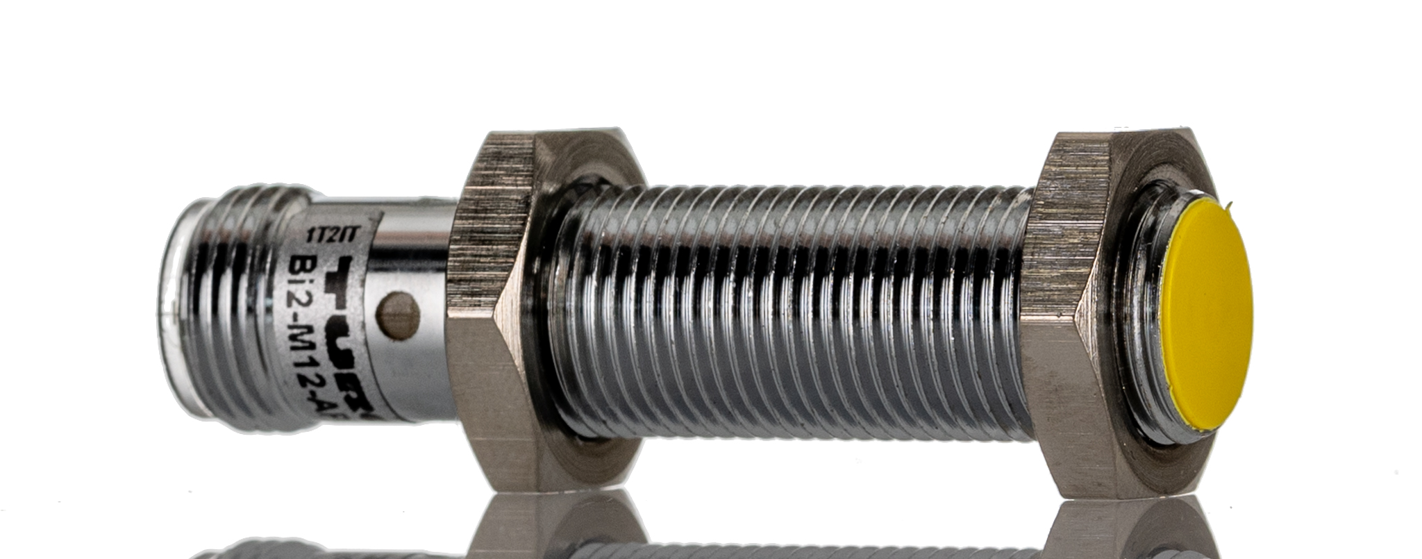 Turck Inductive Threaded Barrel Proximity Sensor, M12, 2 mm Detection, PNP NO, 10 → 30 V dc