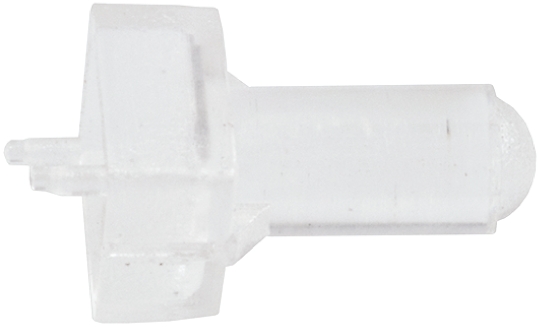 VLP-350-R Bivar, PCB Mounted LED Light Pipe, Clear Round Lens