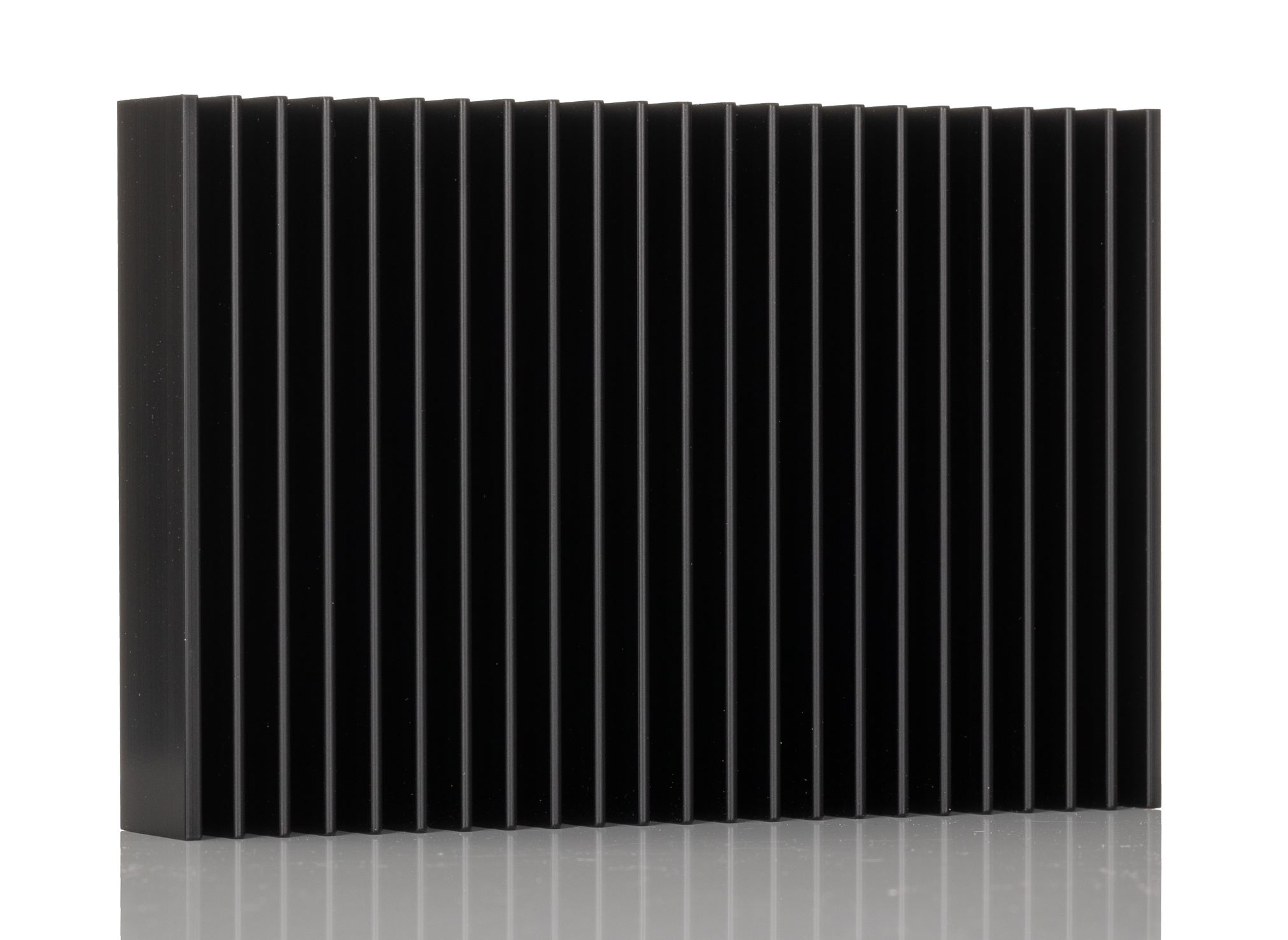 RS PRO Heatsink, Universal Rectangular Alu, 0.54°C/W, 100 x 150 x 25mm, PCB Mount