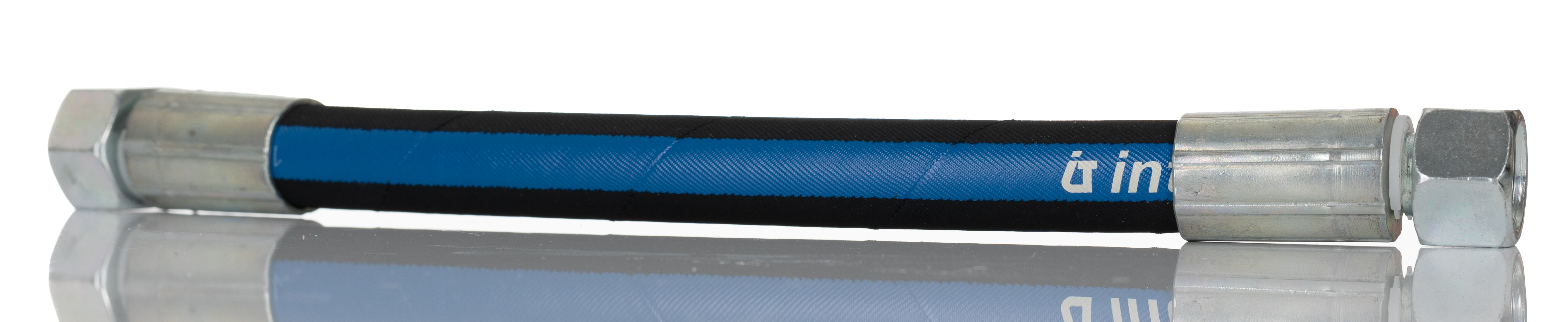 RS PRO 258mm Synthetic Rubber Hydraulic Hose Assembly, 330bar Max Pressure