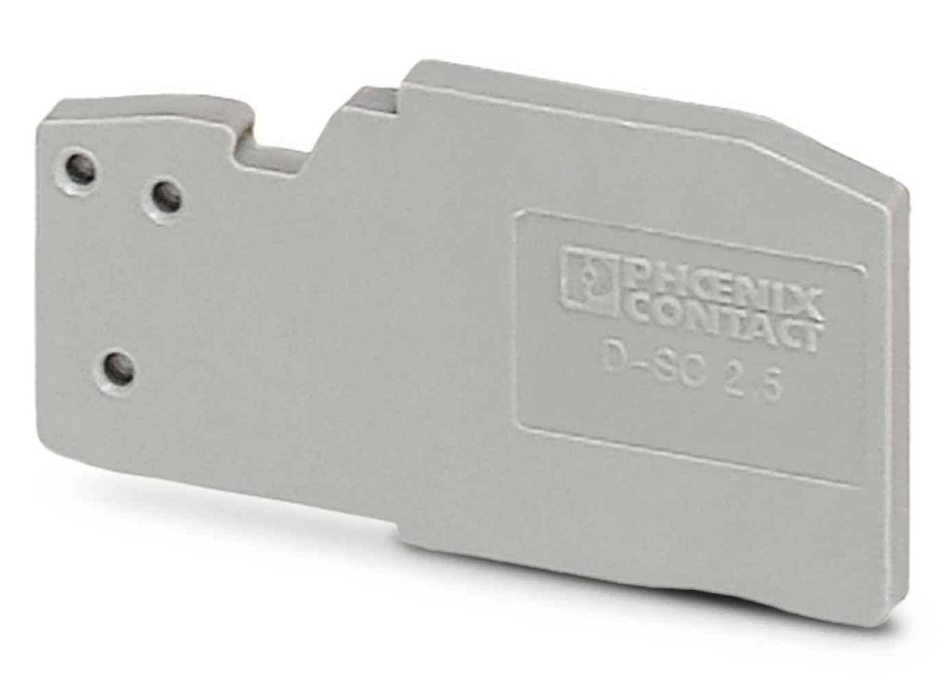Phoenix Contact D-SC 2.5 Series End Cover for Use with Modular Terminal Block
