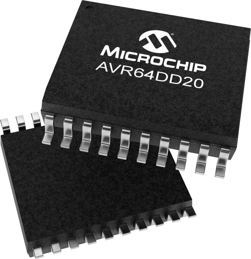 Microchip AVR64DD20-I/SO, 8 bit AVR, AVR64DD20 Microcontroller, 24 MHz, 64kB FLASH, 20-Pin SOIC
