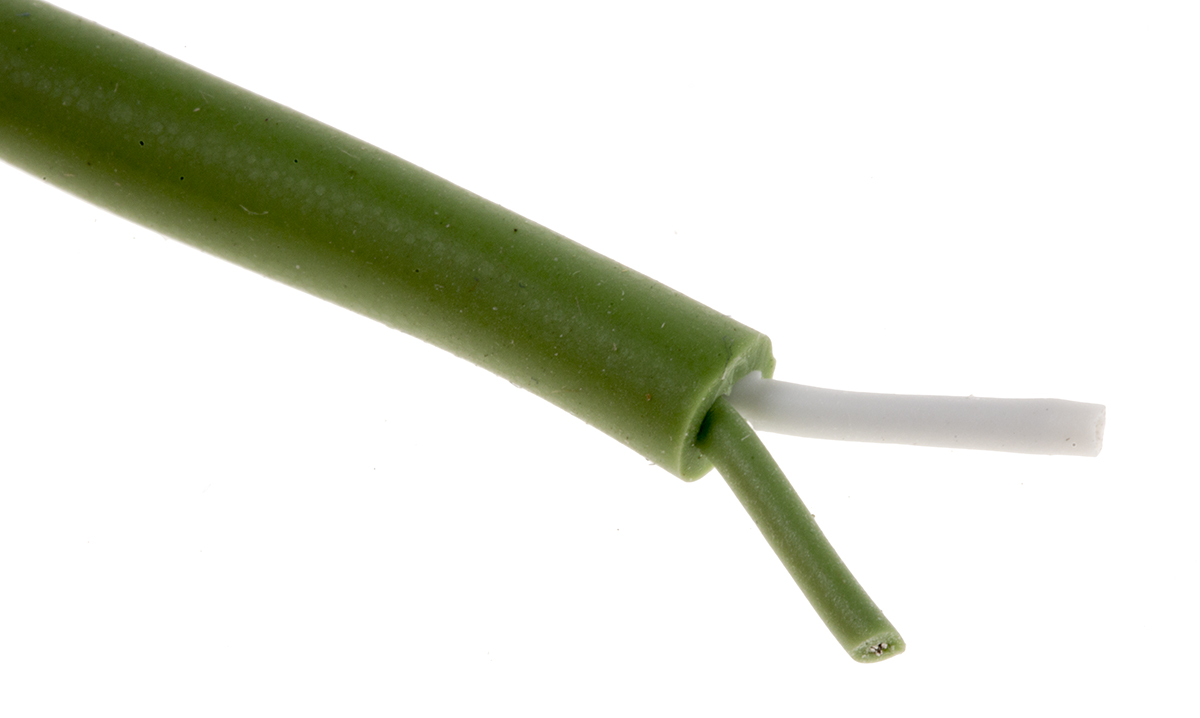 RS PRO Type K Thermocouple Cable/Wire, 25m, Unscreened, Silicone Rubber Insulation, +200°C Max, 7/0.2mm