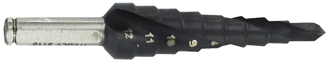 Tivoly HSS-Co Step Drill Bit 4mm x 12mm