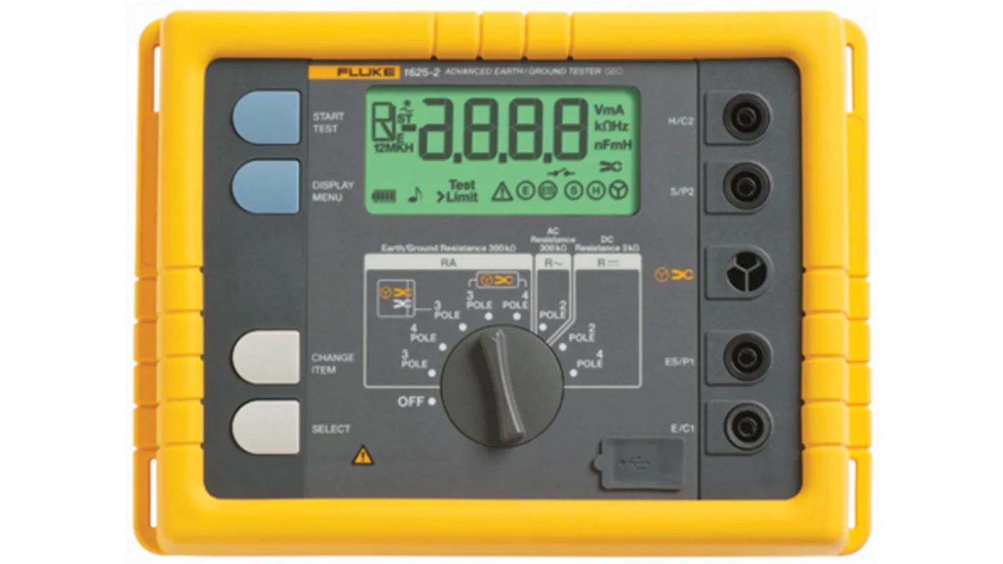 Fluke 1625-2 Earth Tester, 300kΩ CAT II 300 V