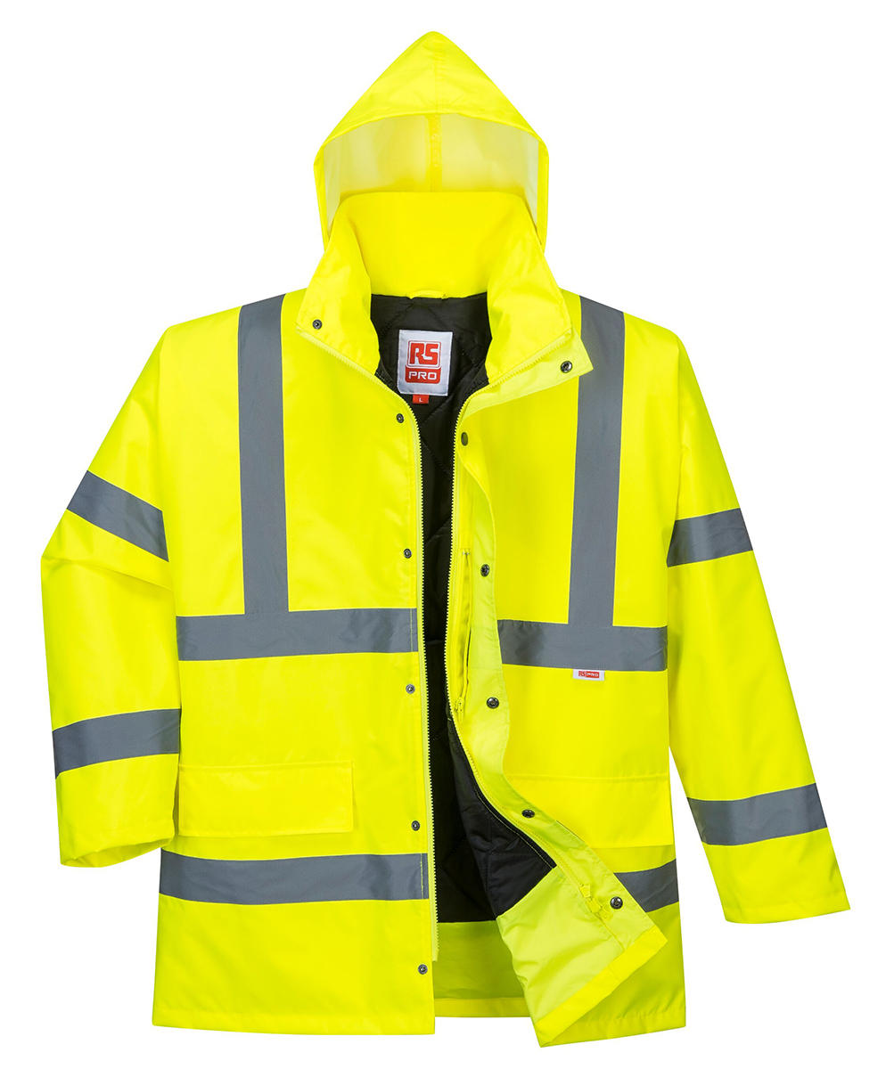RS PRO Yellow Unisex Hi Vis Traffic Jacket, 3XL