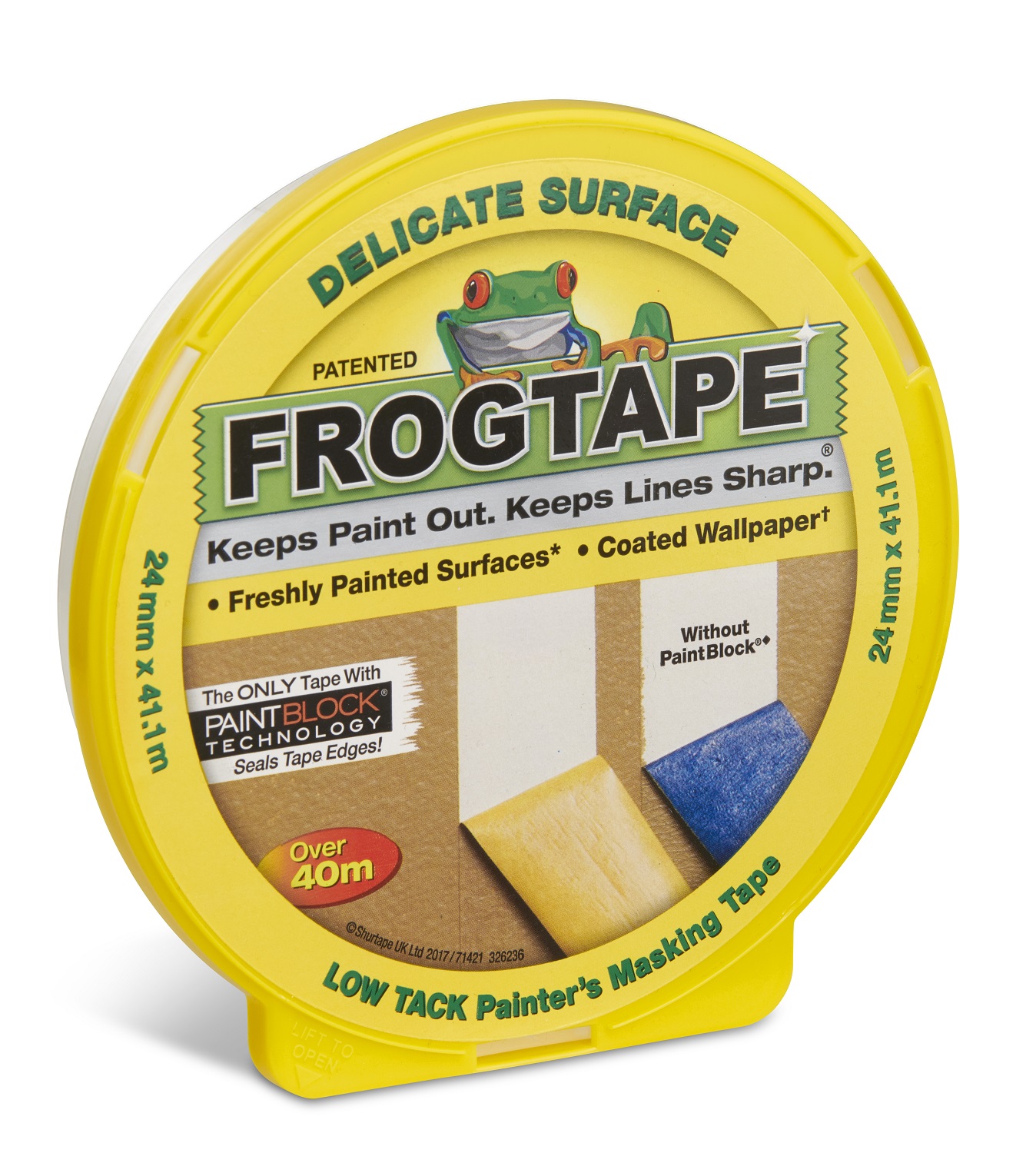 FROGTAPE 202552 Yellow Masking Tape 24mm x 41.1m