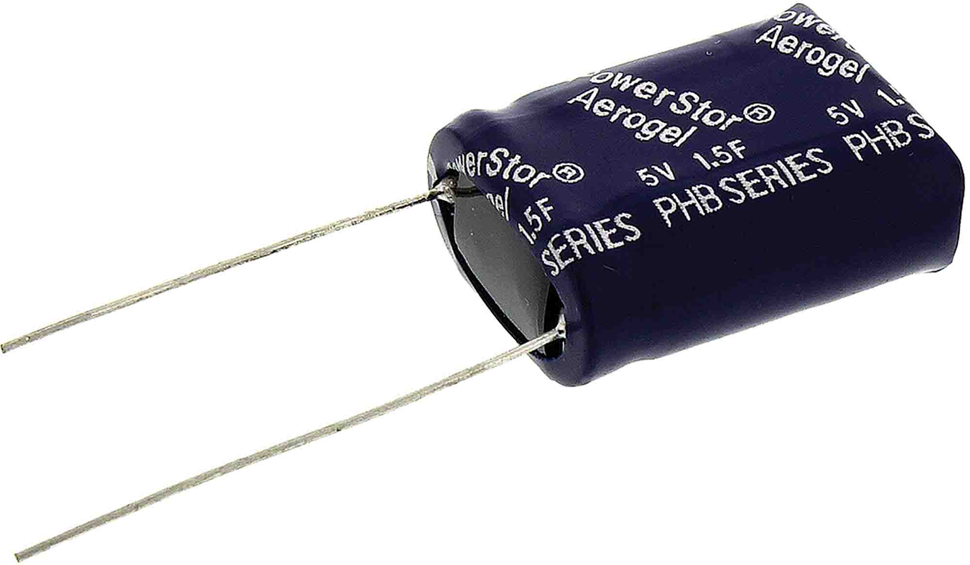 Eaton 2.5F Supercapacitor -10 → +30% Tolerance 5V dc, Through Hole