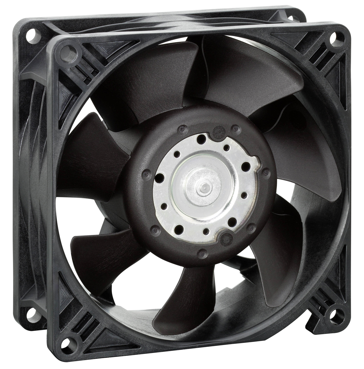ebm-papst 3250 J - S-Panther Series Axial Fan, 24 V dc, DC Operation, 140m³/h, 7W, 322mA Max, IP68, 92 x 92 x 38mm