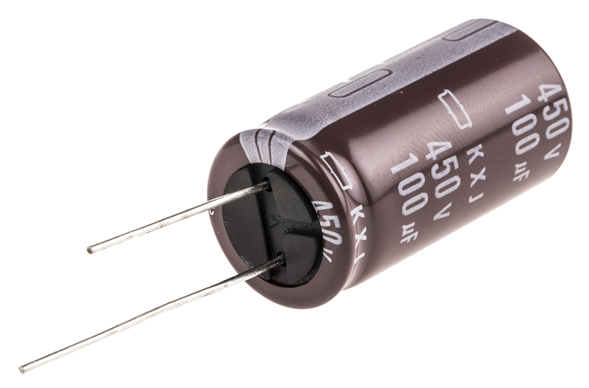 CHEMI-CON 100μF Aluminium Electrolytic Capacitor 450V dc, Radial, Through Hole - EKXJ451ELL101MMP1S