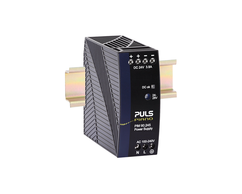 PULS PIM90 DIN Rail Power Supply, 240V ac Input, 28V dc Output, 3.8A Output, 90W