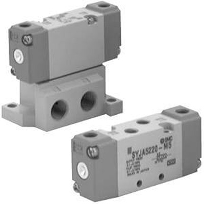 SMC Air Operated Pneumatic Control Valve - Air Metric M3 x 0.5 SYJA300 Series