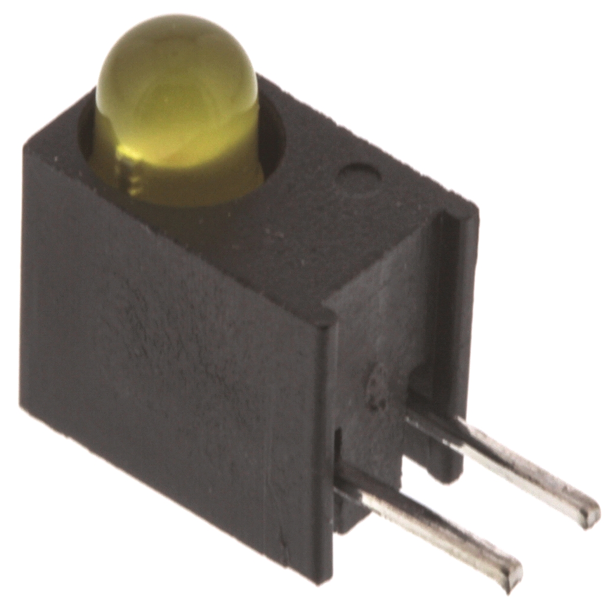 Dialight 551-1207F, Yellow Right Angle PCB LED Indicator, Through Hole 1.8 V