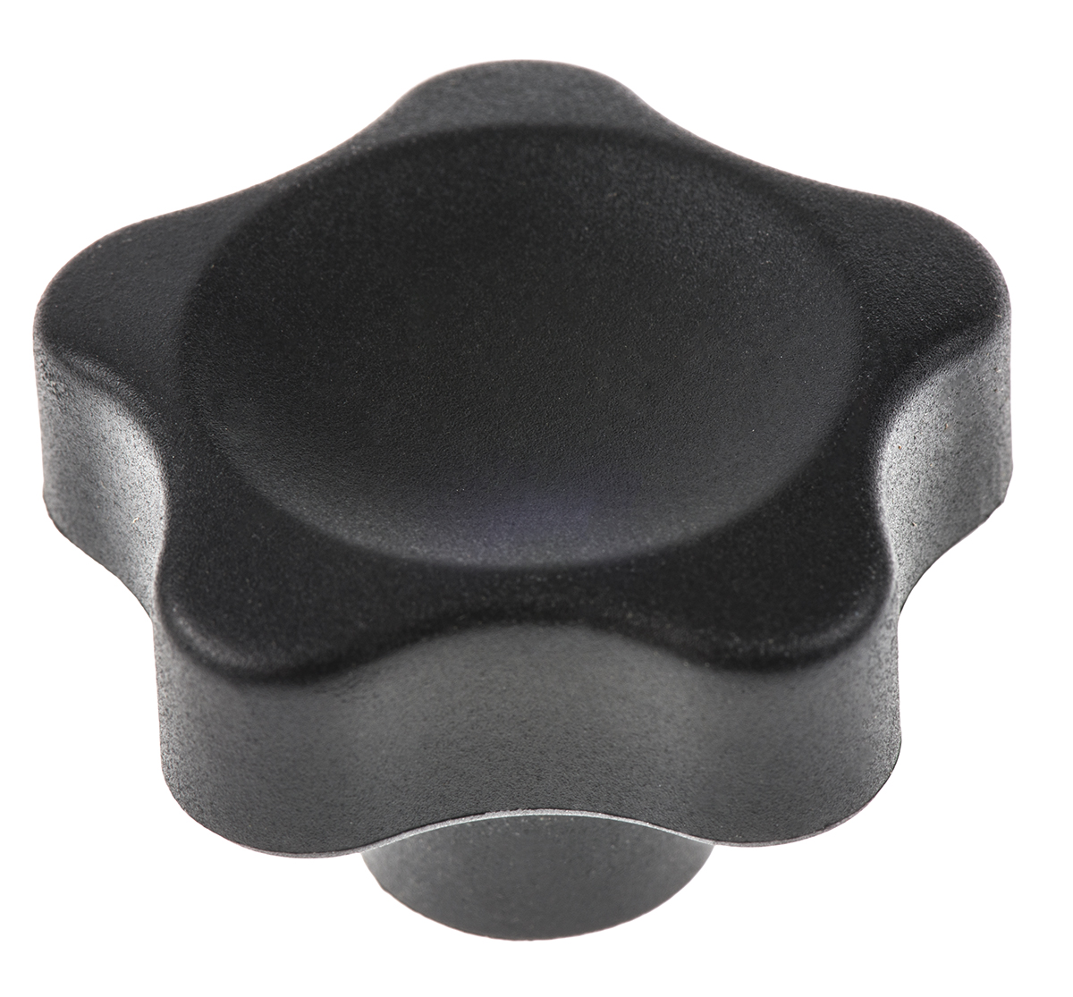 Elesa 166346 Black Multiple Lobes Clamping Knob, M8, Threaded Hole