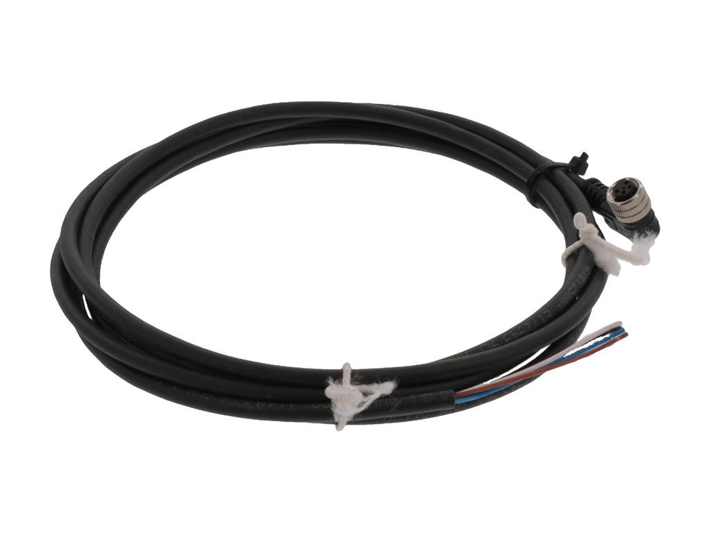 Brad from Molex Female 3 way M8 to Male 3 way Free End Sensor Actuator Cable, 1 m