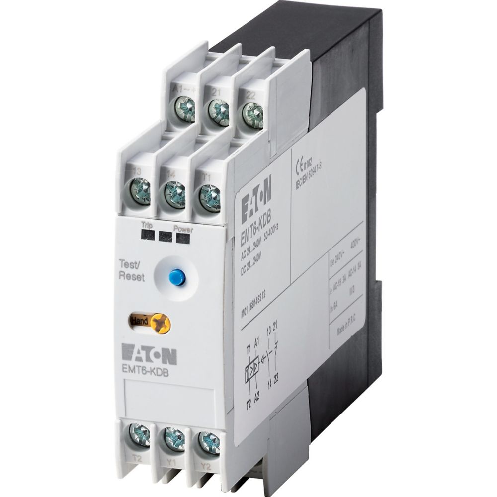 Eaton Overload Relay 1NC/1NO, 3 A Contact Rating, 24 → 240 V, EMT6