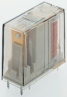 TE Connectivity PCB Mount Power Relay, 12V dc Coil, 16A Switching Current, SPST