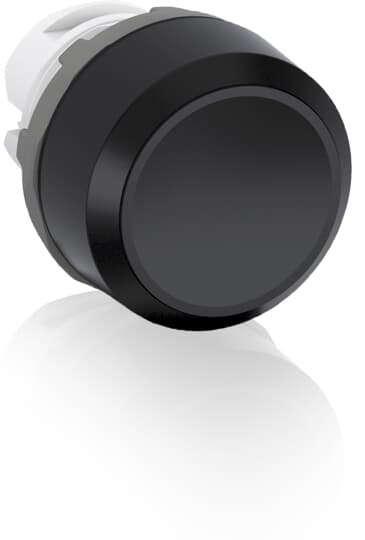 ABB MP2 Series Black Maintained Push Button Head, 22.5mm Cutout