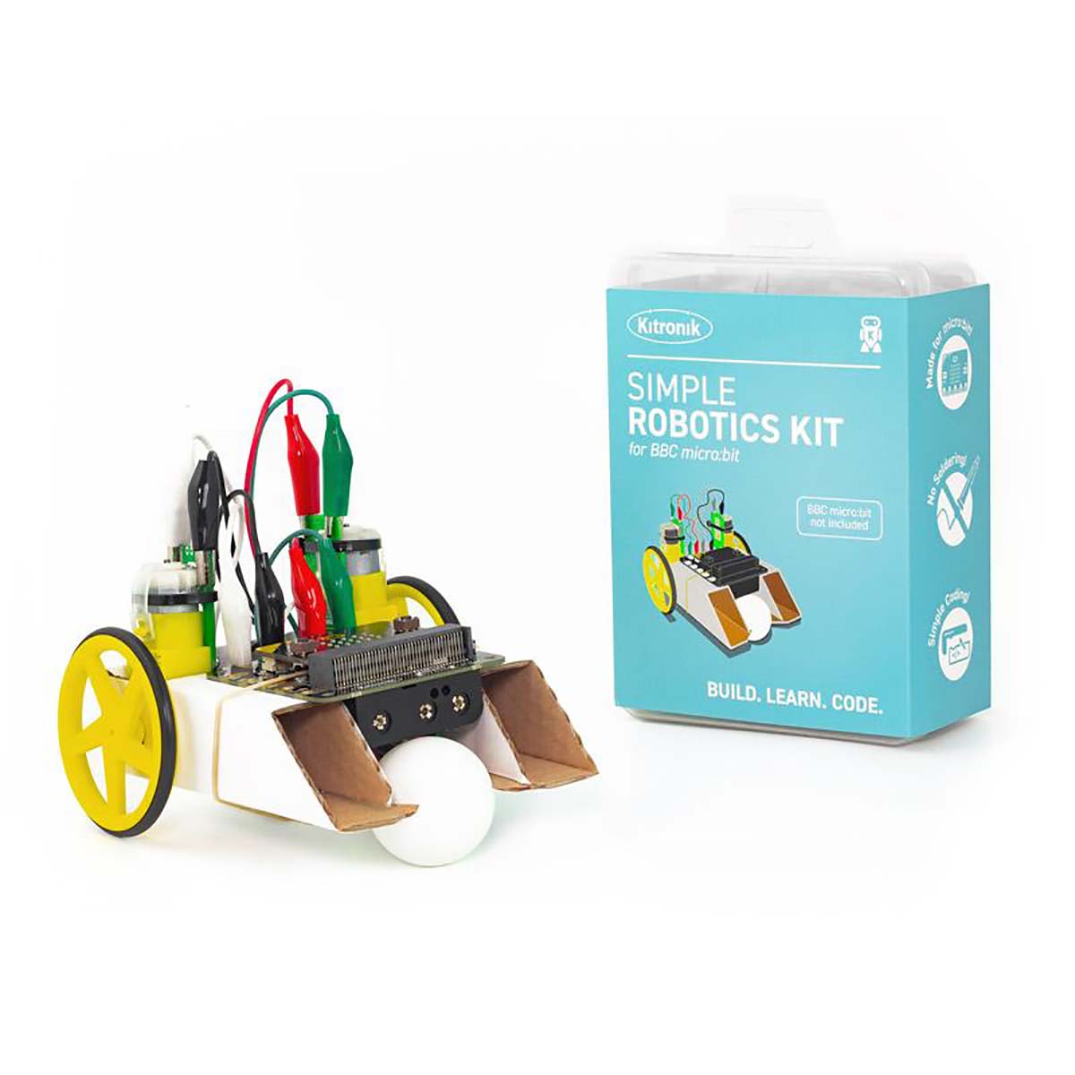 Kitronik Simple Robotics Kit for The BBC micro:bit - Single Pack