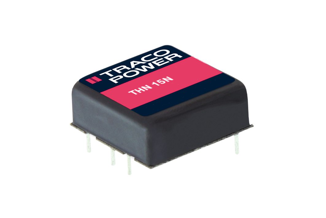 TRACOPOWER THN 15N DC-DC Converter, ±15V dc/ ±500mA Output, 9 → 18 V dc Input, 15W, Through Hole, +105°C Max