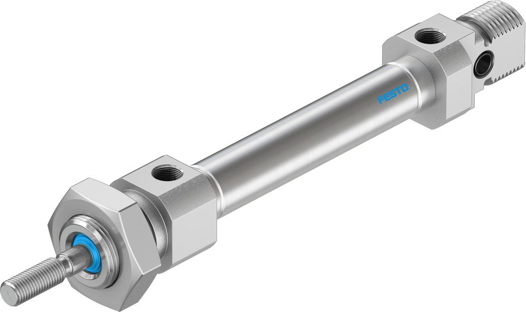 Festo 25 mm Pneumatic Piston Rod Cylinder - 19178 DSNU Series, Double Acting Acting