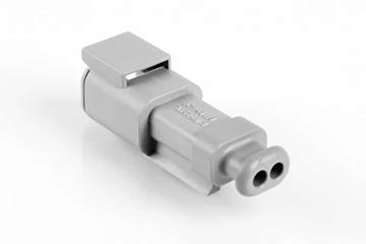 Amphenol Industrial, ATM Automotive Connector Socket Grey Cable Mount 2 Way, Crimp Termination ATM04-2P-SR01GY