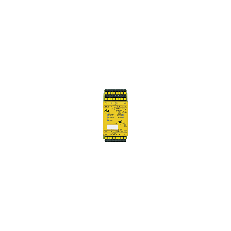 Pilz 787 1 Auxiliary Contacts Safety Relay 24 → 240V ac/dc 2 Safety Contacts