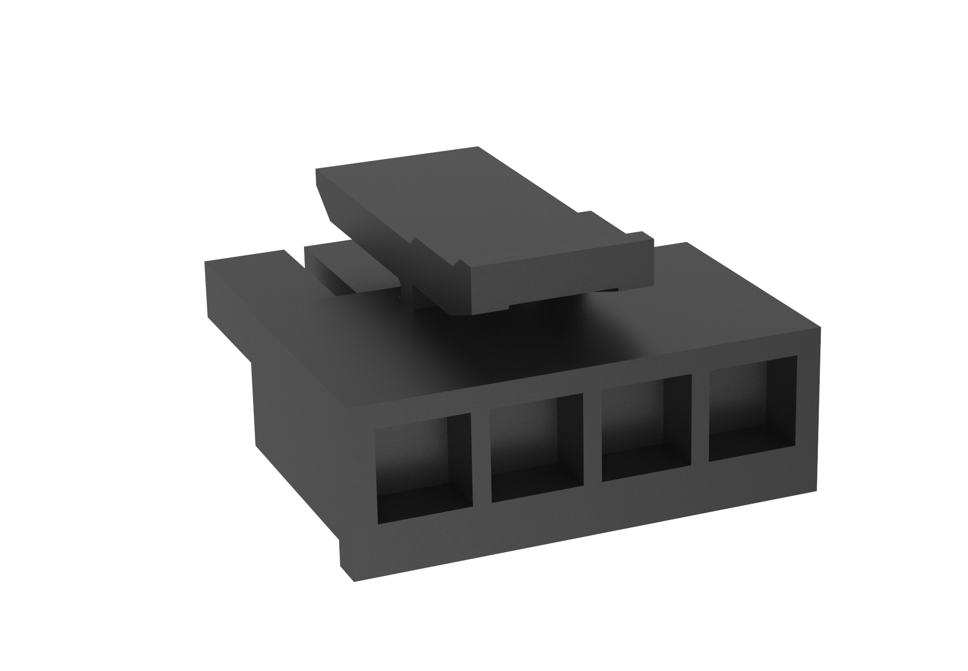 Amphenol Communications Solutions, G88MPH0421 Housing Plug, 3mm Pitch, 4 Way, 1 Row Vertical