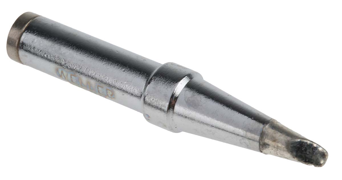 Weller PTBB7 (370°C) 2.4 mm Bevel Soldering Iron Tip for use with TCP (series (old generation)