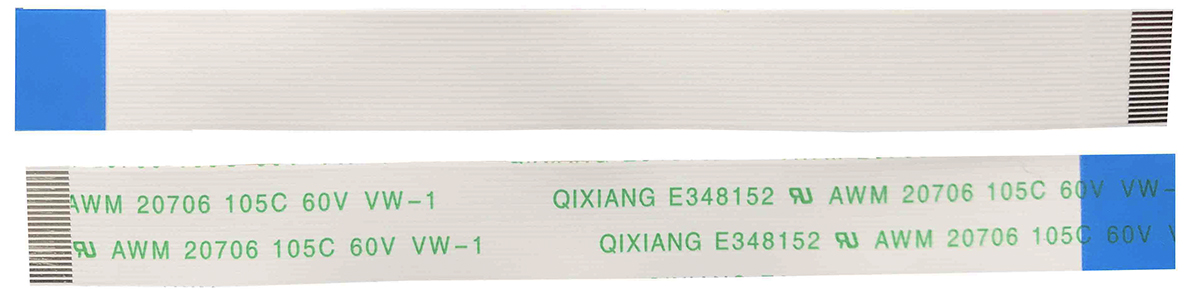 RS PRO FFC Ribbon Cable, 20-Way, 0.5mm Pitch, 100mm Length