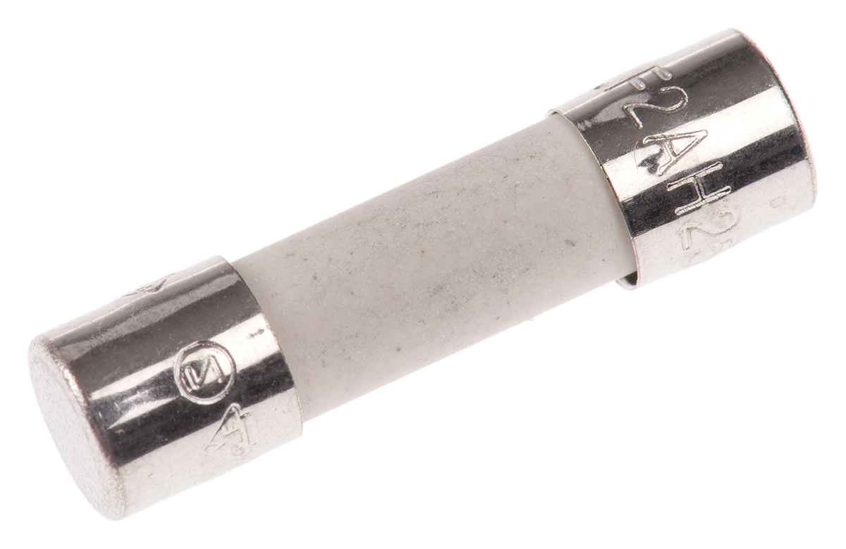 Littelfuse 2A F Ceramic Cartridge Fuse, 5 x 20mm