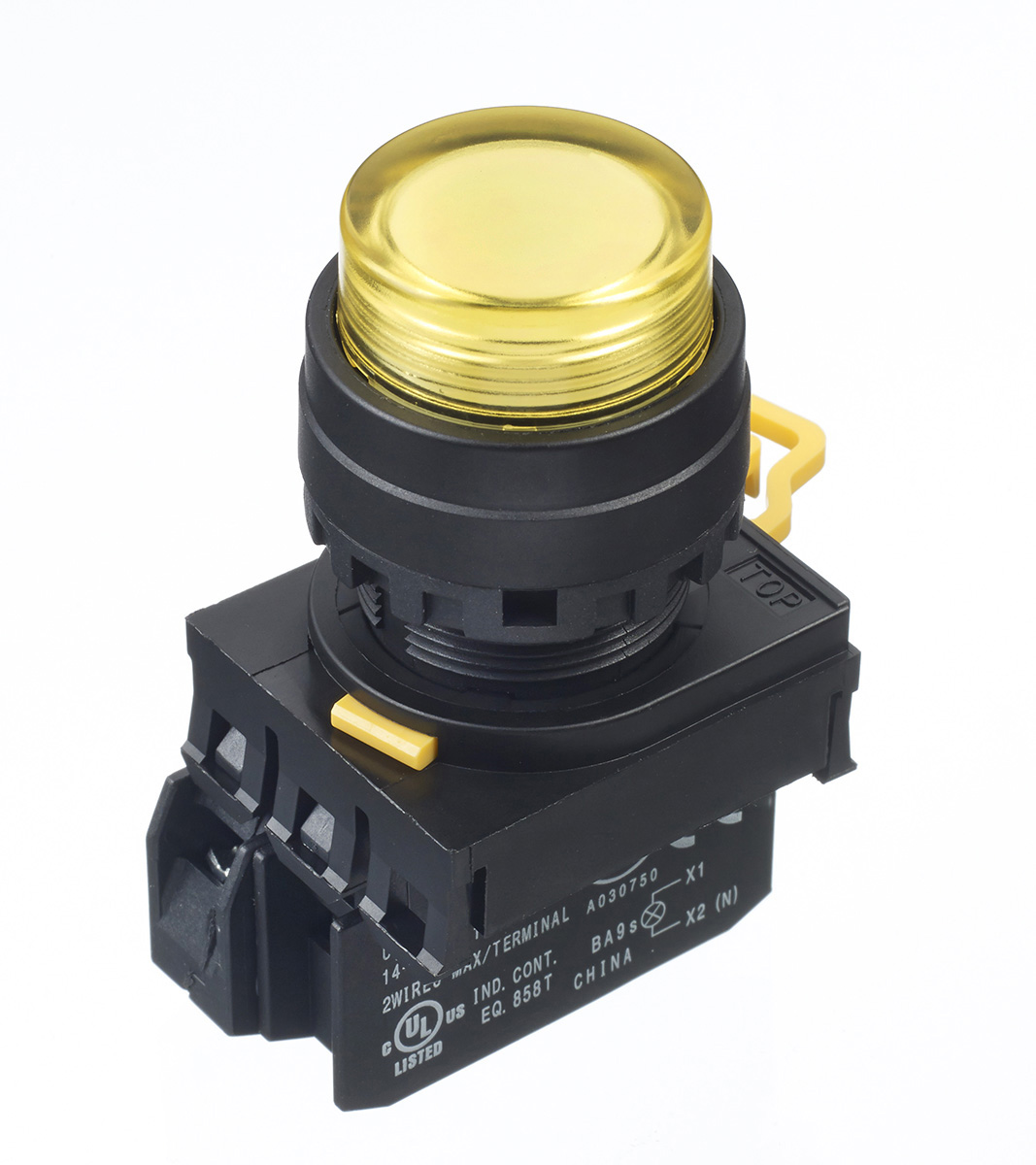 Idec YW Series Illuminated Push Button Complete Unit, Panel Mount, 22mm Cutout, SPST, IP65