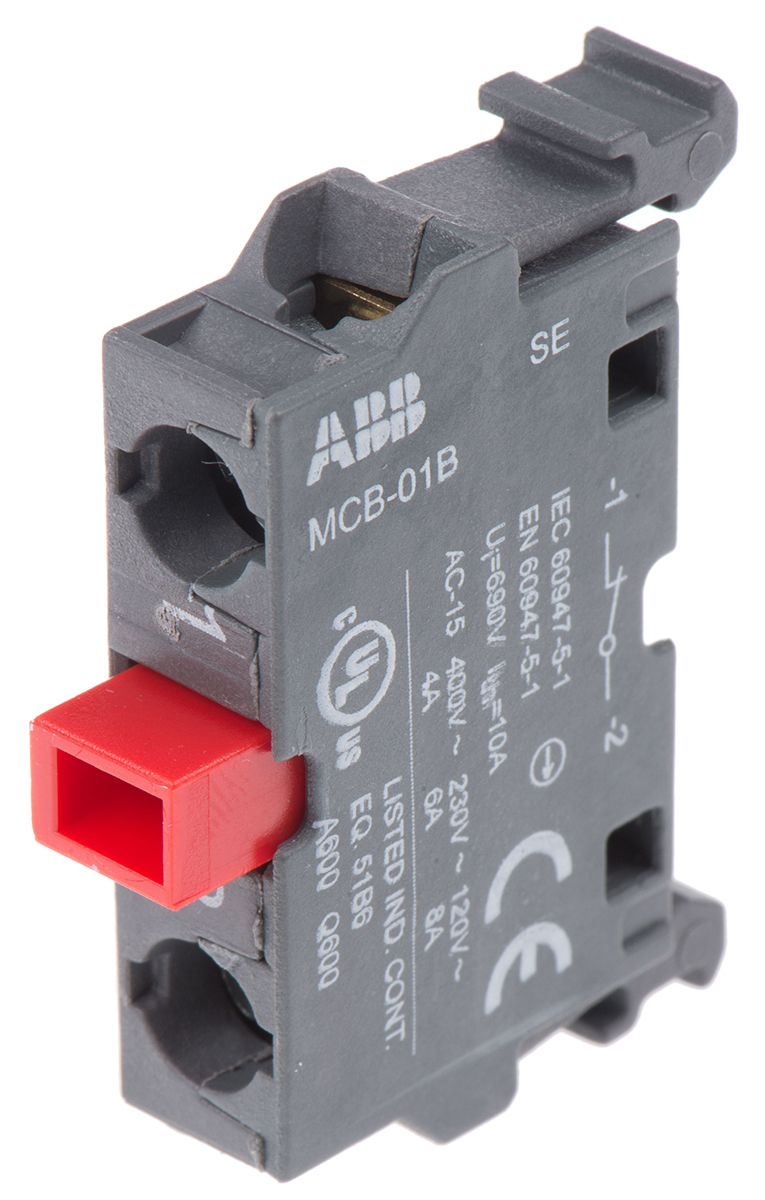 ABB ABB Modular Series Contact Block, 690V, 1NC