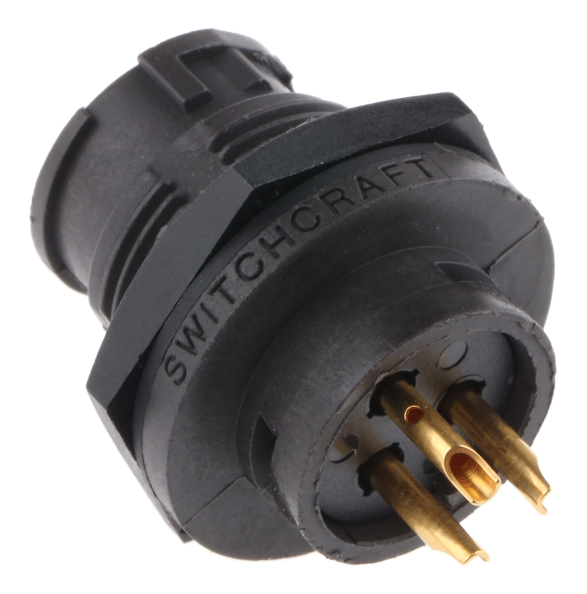 Switchcraft Circular Connector, 3 Contacts, Panel, Standard Connector, Plug, Male, IP68, IP69K, EN3 Series