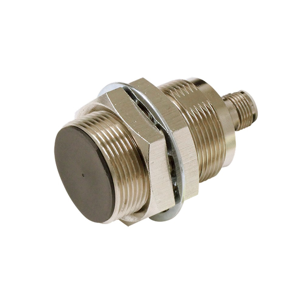 Omron Inductive Threaded Barrel Proximity Sensor, M30, 23 mm Detection, PNP NO, 10 → 30 V dc