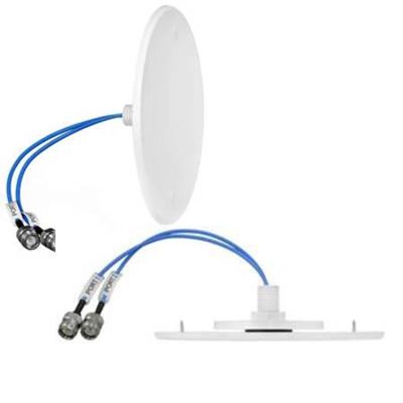 TE Connectivity CFD69383P1-B30D43F Plate Multiband Antenna with 4.3- 10 Connector, 4G (LTE), WiFi