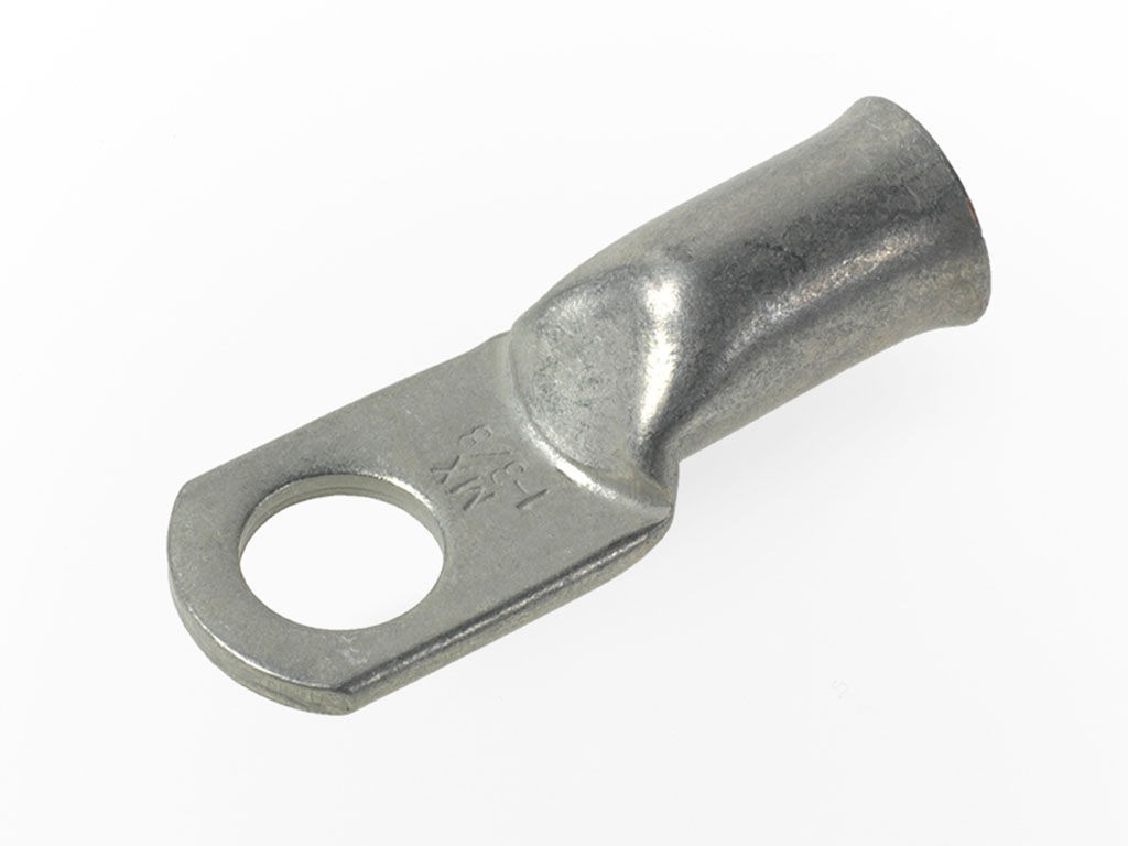 Molex, 19221 Uninsulated Ring Terminal, 3/8 (M9) Stud Size, Grey