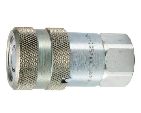 Parker Steel Female Hydraulic Quick Connect Coupling, G 1/2 Female