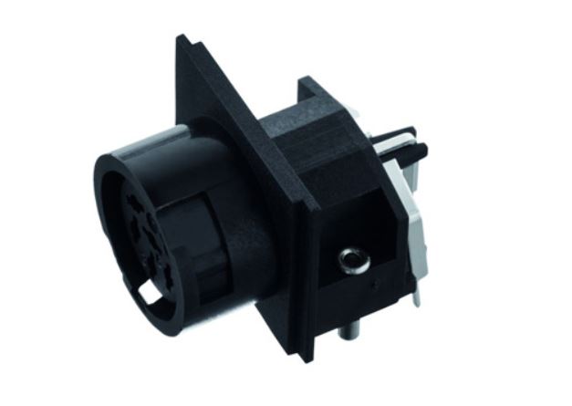 Amphenol Industrial, T34 6 Pole Right Angle M16 Din, DIN EN 61076-2-106, 7A, 300 V IP40, Bayonet, Female, Cable Mount