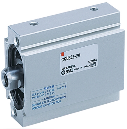 SMC Pneumatic Compact Cylinder - 20 mm Bore, 25 mm CQU Series, Double Acting Acting