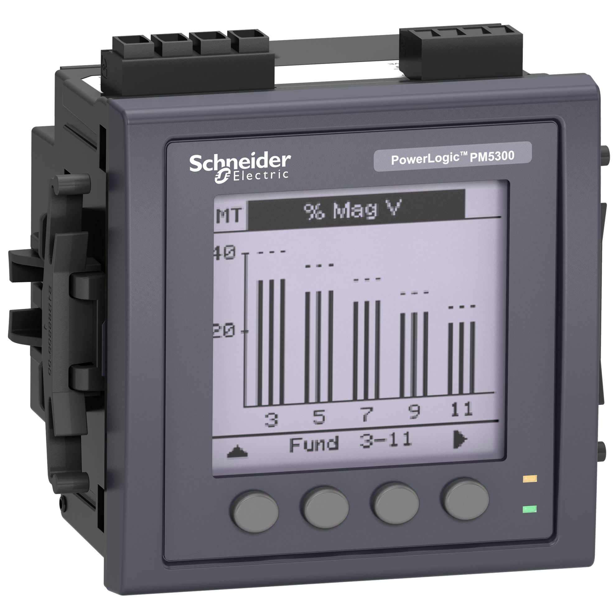 Schneider Electric 1, 3 Phase Backlit LCD Energy Meter