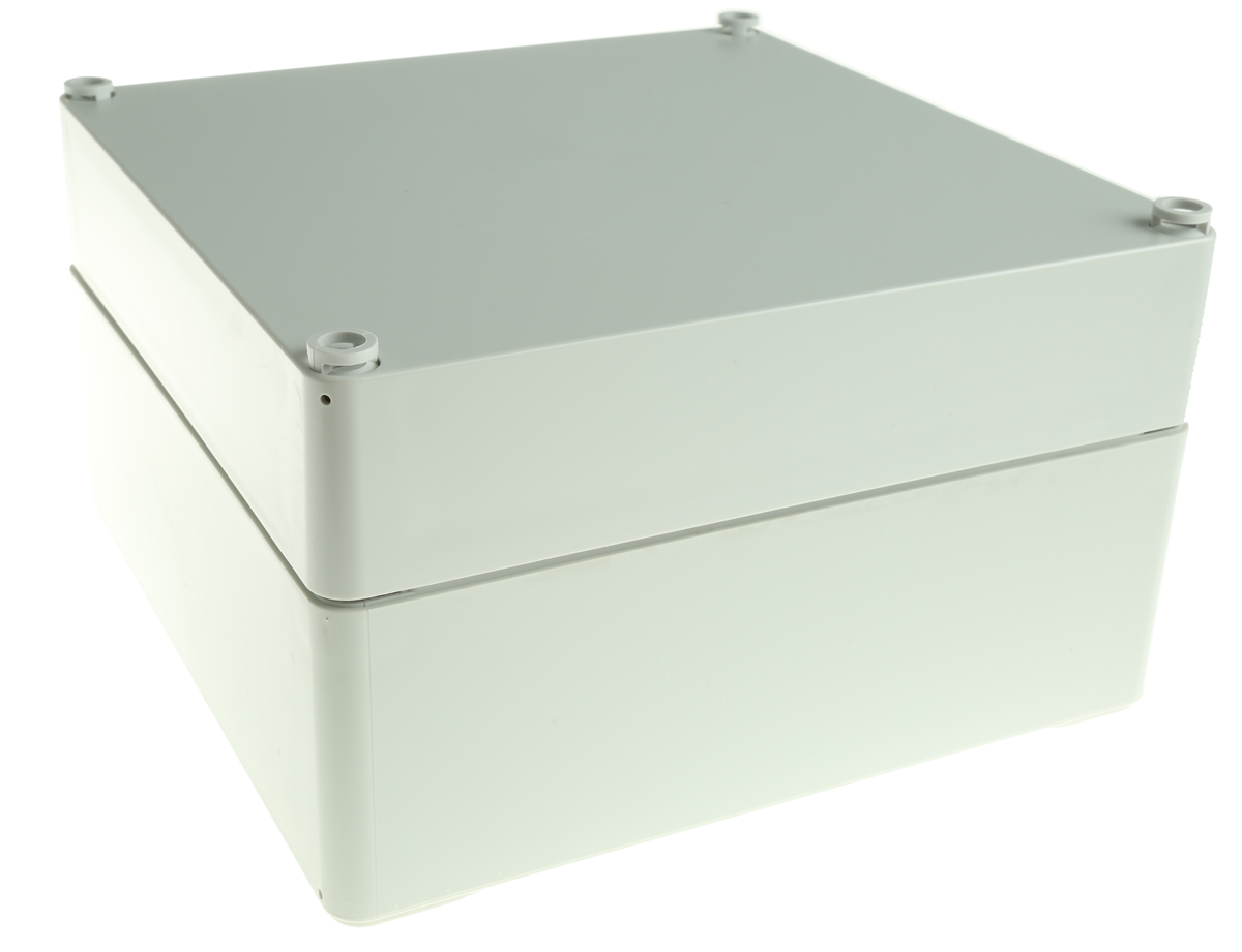 Spelsberg AK Compact Range Series Grey Polystyrene Enclosure, IP65, Grey Lid, 200 x 200 x 113.4mm