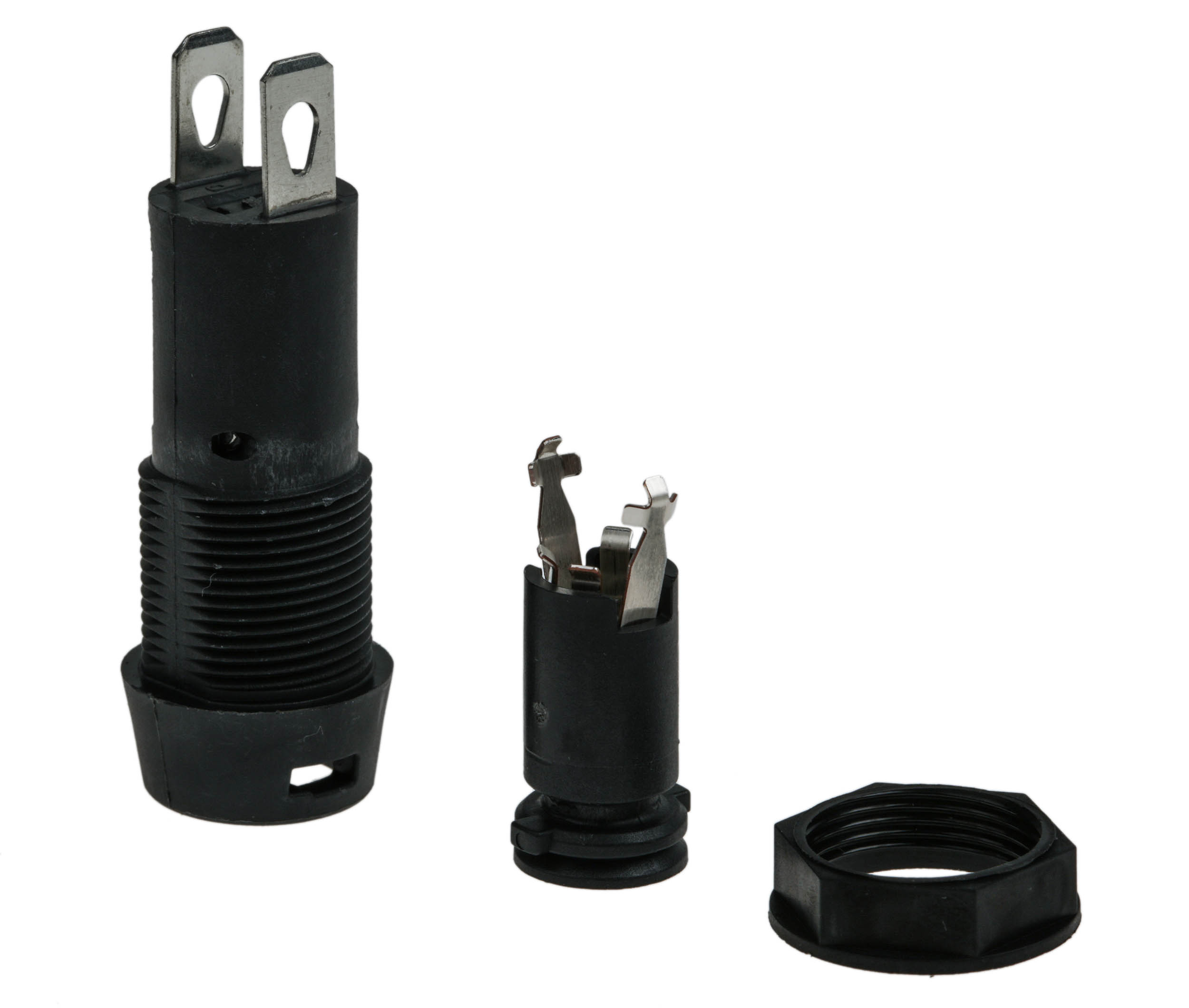 Schurter 16A Panel Mount Fuse Holder for 5 x 20mm Fuse, 1P, 250V ac