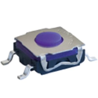 C & K IP67 Silver Momentary Tactile Switch, SPST 50 mA Surface Mount