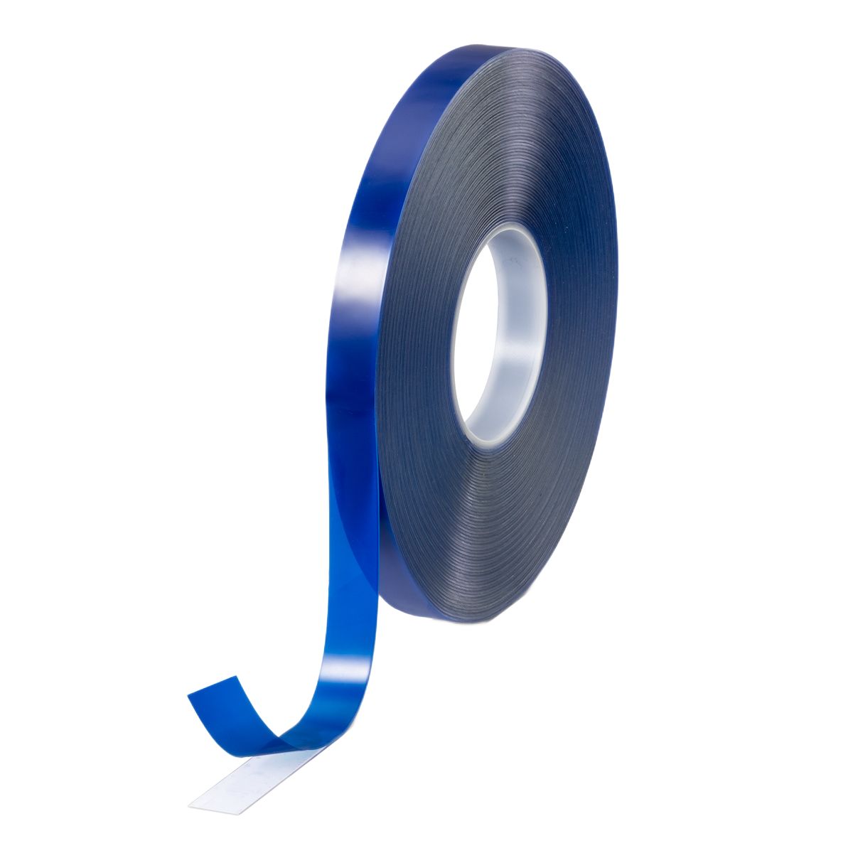 Tesa 07055-00011-28 Transparent Double Sided Tape, 1mm Thick, 24 N/cm, Acrylic Backing, 19mm x 25m