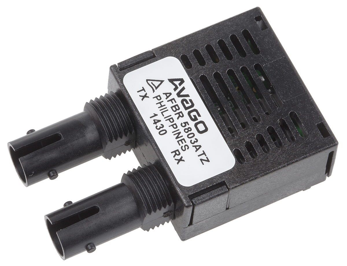 Broadcom AFBR-5803ATZ Fibre Optic Transceiver, ST Connector, 100Mbit/s, 1380nm 9-Pin