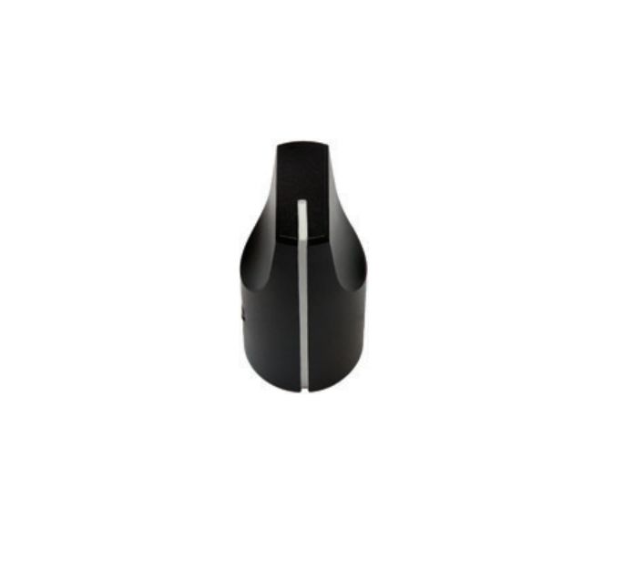 Vishay 12.7mm Black Potentiometer Knob for 6mm Shaft Round Shaft, ACCKMP1325NLP6