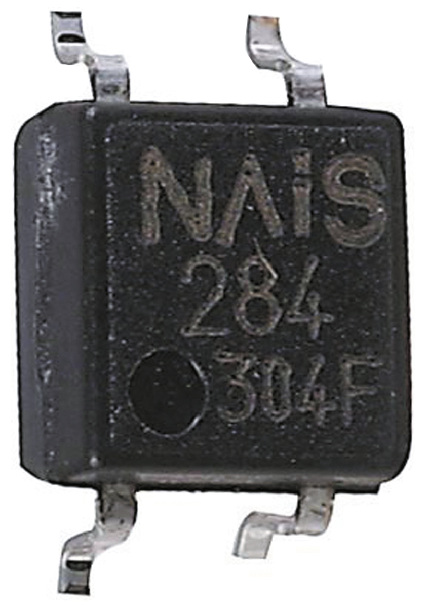 Panasonic Solid State Relay, 0.1 A Load, Surface Mount, 400 V Load, 5 V dc Control