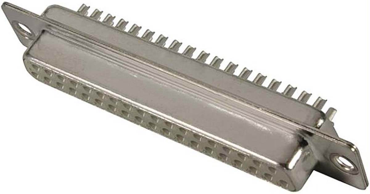 HARTING 50 Way Cable Mount D-sub Connector Socket, 2.77mm Pitch