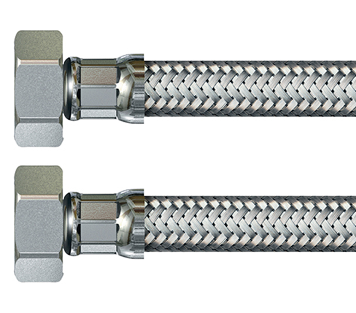 Watts Hose Assembly, Female 12mm to Female 17mm, 16 bar, 300mm Long